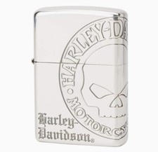 livraison gratuite Japan limited Zippo Harley-Davidson 3 skull HDP-36