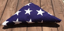 Flag, Internment, Cotton, Valley Forge, 5’ X 9 1/4’, Made In The USA