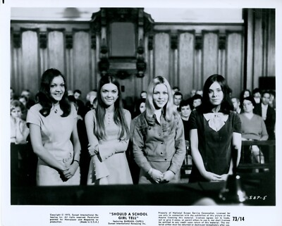 #ad #ad Should a School Girl Tell 1973 8x10 black amp; white movie photo #5 $7.99
