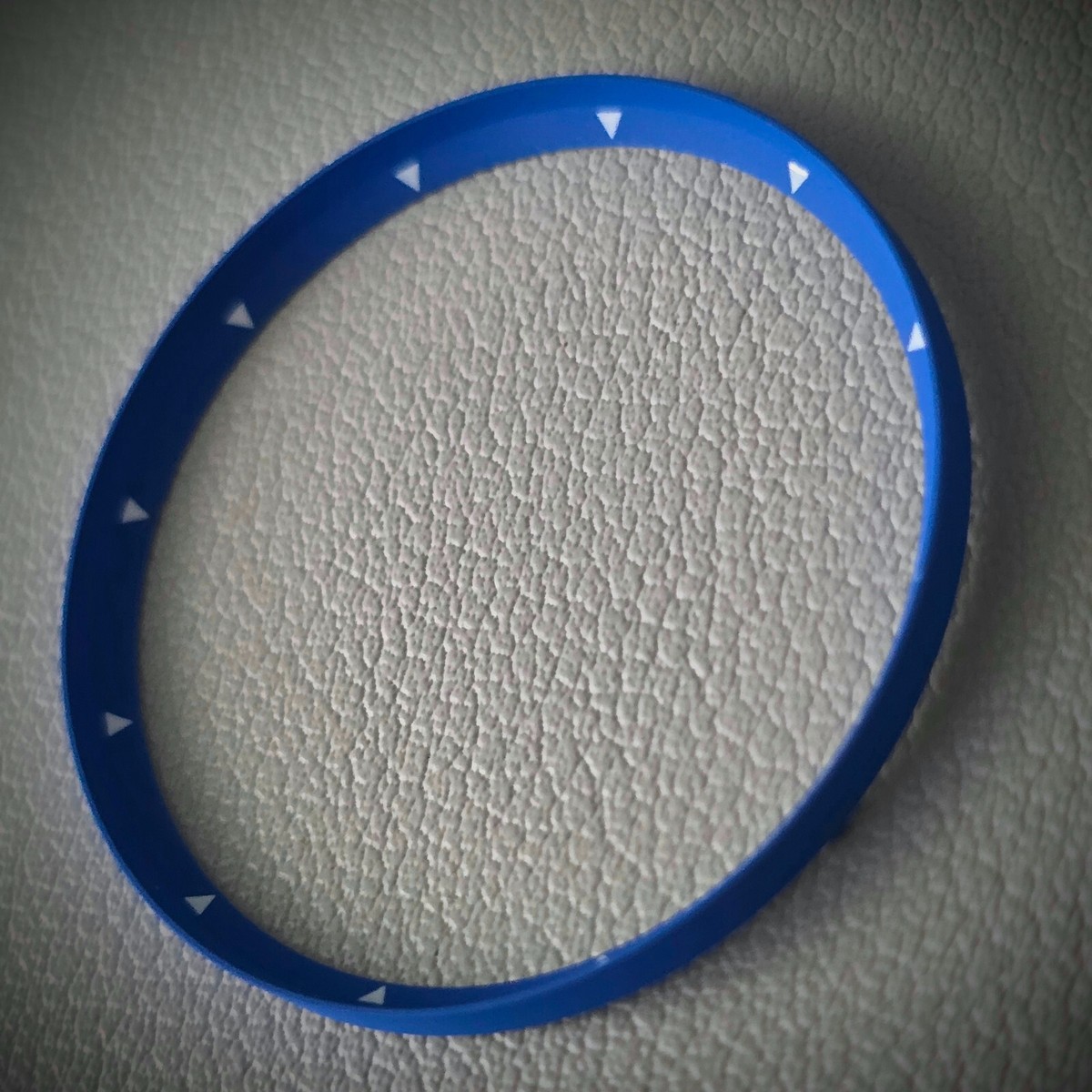SEIKO Chapter Ring SKX007 / ANGLED TRIANGLE Blue + White | eBay