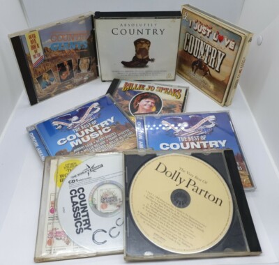 COUNTRY MUSIC BUNDLE Absolute Country&7xCountry Albums:Dolly Parton,Billy Spear 