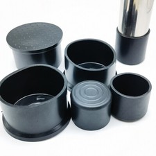 PVC Polyvinyl Rubber Round End Cap Thread Cover Plastic Tube Steel Pipe Protect