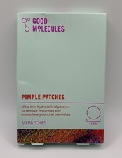 NEW NIB Good Molecules Pimple Patches 60 Patches 12mm Hydrocolloid Free Ship