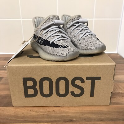Adidas Yeezy Boost 350 V2 Slate Grey Infants UK 4K UK