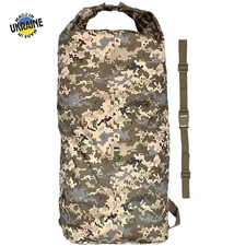 Ukrainian army military transport bag, waterproof 65 L UA Digital Pixel MM-14