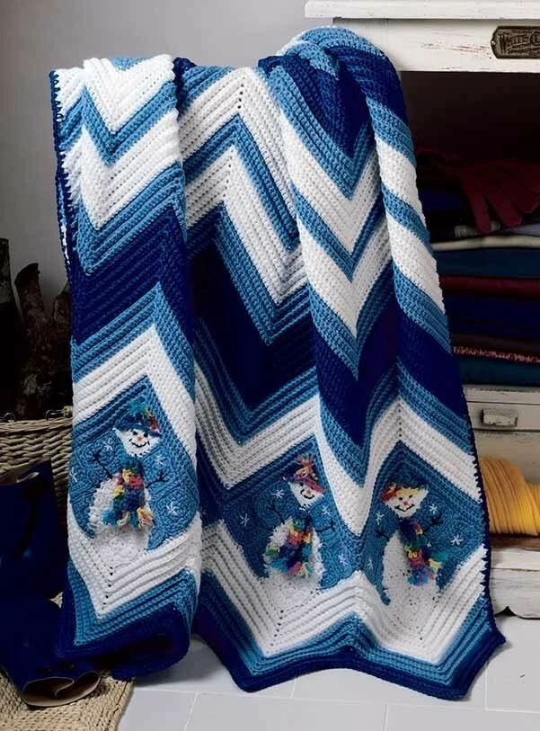 Crochet Pattern Book 40 FAVORITE RIPPLE AFGHANS ~ Best Contest Designs - Image 2 of 4