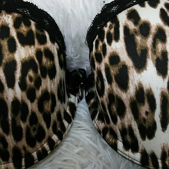 Scandale Paris Leopard Print Push Up Bra NEW 34C - Image 3 of 4