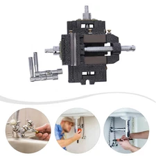 3" Cross Slide Vice 2 Way Drill Press Bench Vise Clamp Milling Woodwork Metal