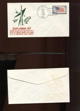 EXPLORER XV 15 SATELLITE LAUNCH COVER CAPE CANAVERAL CCL (HR894)