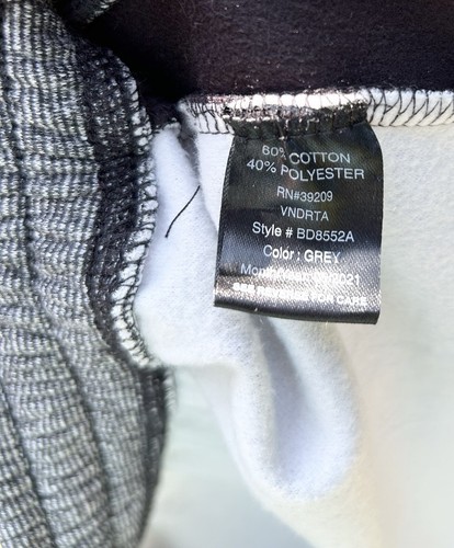 NWT Burnside Tech Fleece Joggers Grey L Modern Fit Zip Pockets Athletic Men’s - Bild 9 von 10