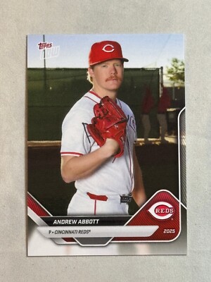2025 Topps Now Road to Opening Day Andrew Abbott #OD-215 Reds