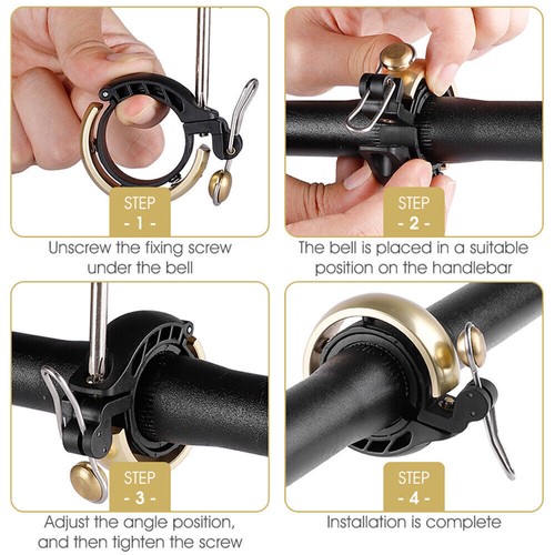 Loud Bicycle Bell Fits 22.2-31.8mm Diameter Bicycle Handle Road & Mountain Bike - Bild 8 von 26