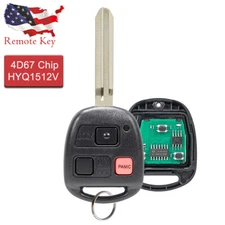 Replacement For 2008 2009 Toyota FJ Cruiser Remote Car Key Fob HYQ1512V - 4D67