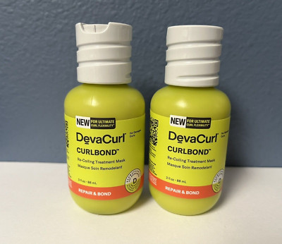 DEVACURL CurlBond Re-Coiling Treatment Mask Travel Lot 3oz/88ml Each SEALED
