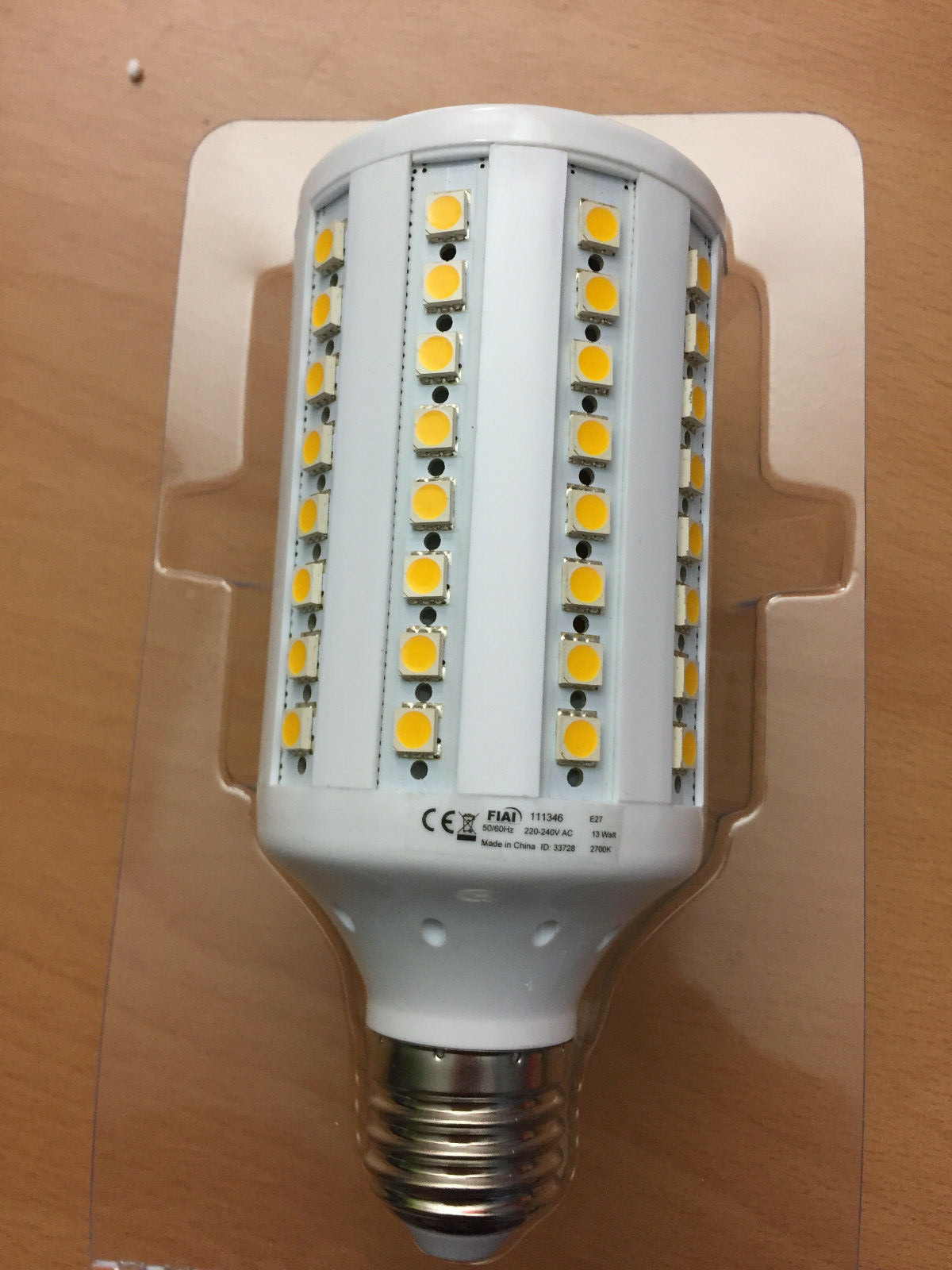 ISOL LED-Leuchtmittel E27 Corn 88SMD 13W ww 360° Plat 1400lm | eBay
