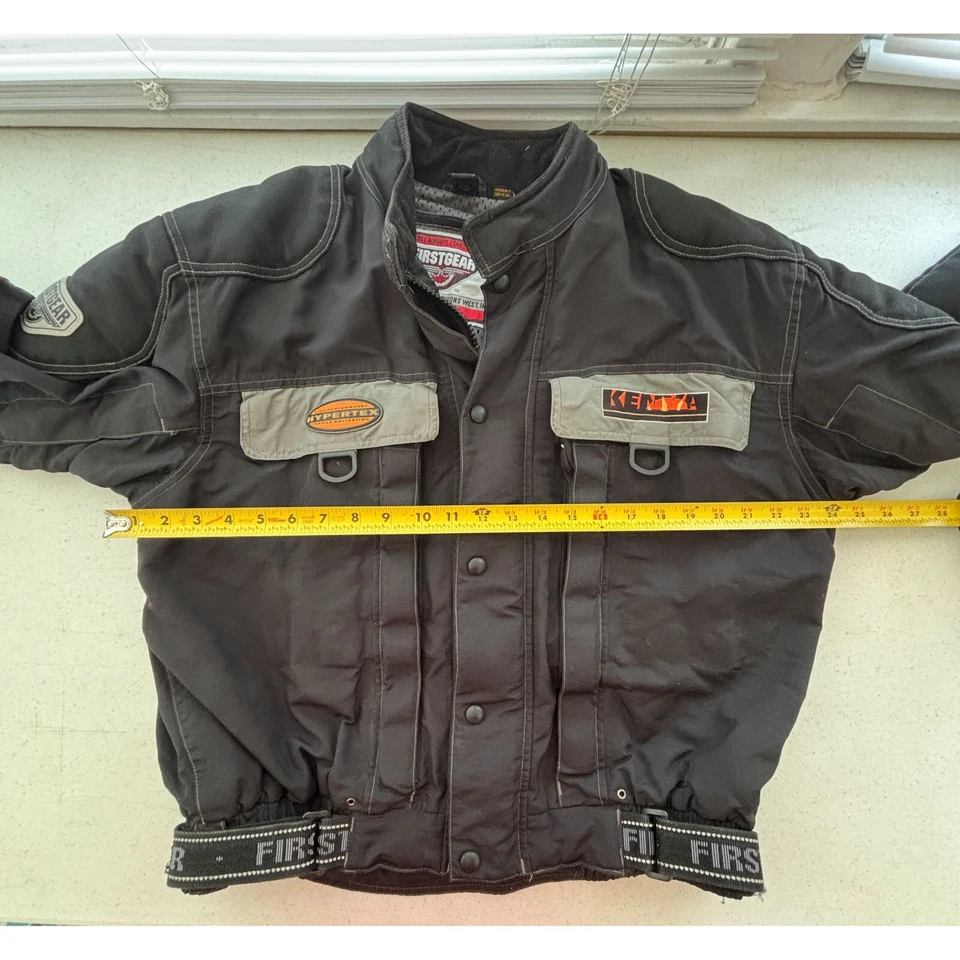 Firstgear Mens Kilimanjaro Riding Jacket Large Motorcycle Biker Rockabilly - Image 3 of 4
