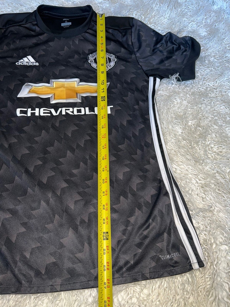 Adidas MANCHESTER UNITED JERSEY Football Club FC Size Small Black