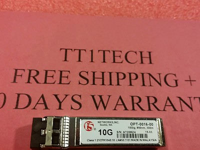 NEW F5 NETWORKS 10gb OPT-0016-00 F5-UPG-SFP+-R 10GBASE/SR SFP