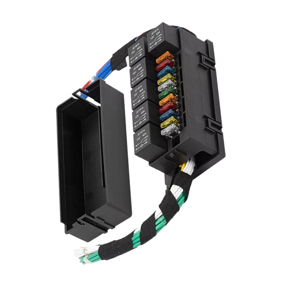 Car Modified 11-Way Relay Fuse Box 5Pin 12V 40A 6Relay With Pre-Wires WaterproQm - Image 4 of 4