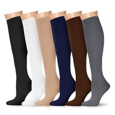 Graduated Compression Socks, Ankle Sleeve, Gel Lined Sock, Toe Alignment Socks