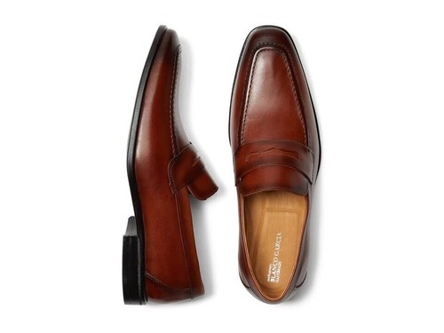 Blanco Garcia Bradon Penny Loafer Whiskey Bronze size 8 M (Hand made)