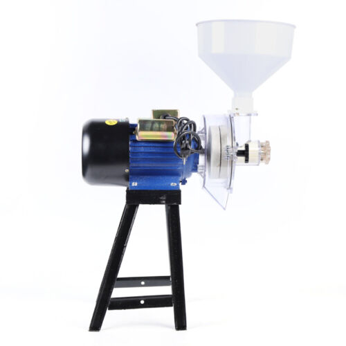 Electric Grinder Mill Grain Rice Corn Wheat Feed Flour Wet Cereal Machine+Funnel - Picture 3 of 11