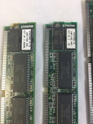 2pc Kingston 8MB FPM PARITY 16MB Total SIMM 72-PIN 2X36 Memory KTM0130 KTCPL433 - Picture 8 of 12