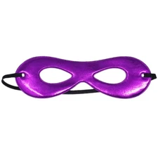 Adult Shiny Purple Superhero Mask ~FUN HALLOWEEN COSTUME NEW YEAR PARTY EYE MASK