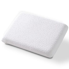 Flat Memory Foam Pillow 2.75 Inch Low Profile Slim Pillow for Stomach Side Back