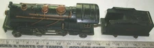 Vintage Lionel Prewar 261 Steamer Locomotive 2-4-2 with Tin Plate 257 Tender