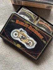 1997 Harley Davidson Sealed Playing Cards with Tin 2 Decks