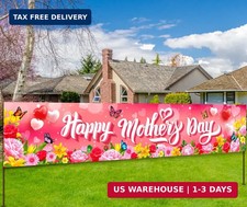 Happy Mother's Day Banner Mother's Day Yard Sign Banner,Mothers Day Decoration P