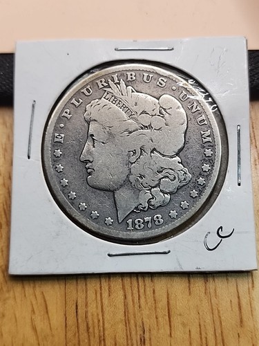 1878-CC $1 Morgan Silver Dollar - Picture 2 of 4