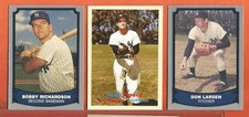 Yankees Bobby Richardson Hank Bauer Don Larsen 3 Cards 1990's-2020's