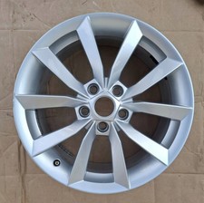 1x Alufelge 17 Zoll 7.0" 5x112 45ET 5L0601025K Skoda I Rim Wheel