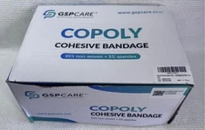 Self Adherent Cohesive Wrap Bandages 12 Count 4" x 5 Yards, Self Adhesive