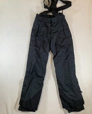 Obermeyer Insulated Snowboard Ski Pants Fitted Women's Size 4 Black Susoenders