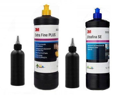 Polierpasten-Set 3M 50383 + 3M 80349 2x150/200/250G Ersatzverpackung gelb blau