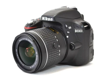 Nikon D3300 24.2MP Digital SLR Camera AF-P 18-55mm f/3.5-5.6G VR Lens [Excele... - Imagen 1 de 4