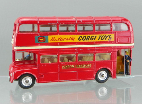 Vintage 1966 Corgi Toys 468 Diecast 1/43 London Transport Routemaster Bridge Bus - Picture 1 of 8