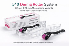 540 Titanium Derma Roller Microneedle | Anti-Aging, Acne Scars,  live special