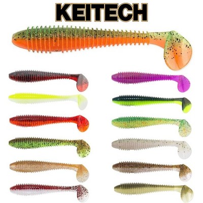 KEITECH 2.8'' FAT Swing Impact | Gummifisch Barsch Zander Japanische Köder 7cm