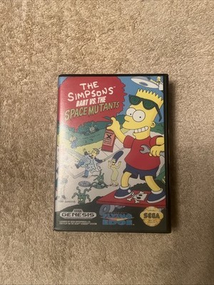 Simpsons: Bart vs. The Space Mutants (Sega Genesis, 1992) No Manual