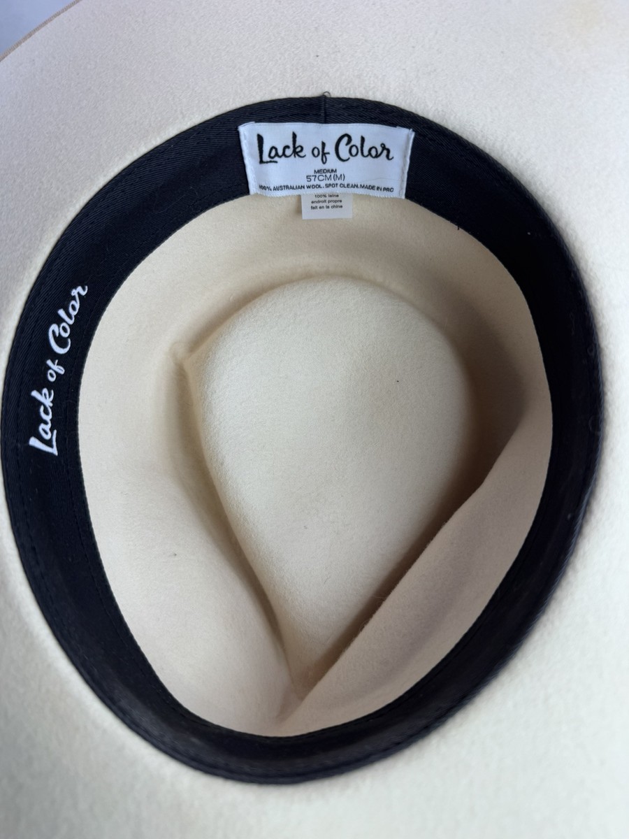 Lack Of Color Ivory Rancher Hat Sz M 57cm 100% Australian  display picture 1