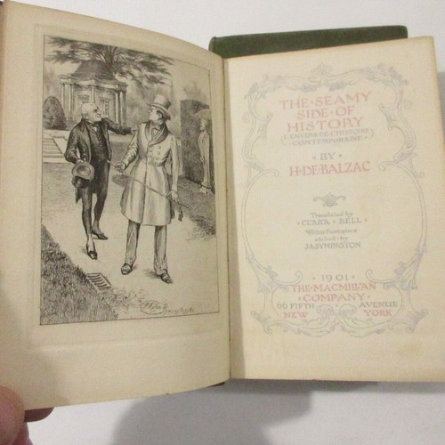 Honore de Balzac Antique Vintage Miniature Book Lot 34 Engravings English 1901 - Bild 11 von 18