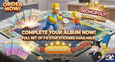Monopoly Go Stickers The Simpsons  ALL  AVAILABLE   Fast Delivery    CHEAPEST  