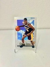 1996-97 Skybox E-X2000 Eddie Jones Credentials /499 #31 - Lakers
