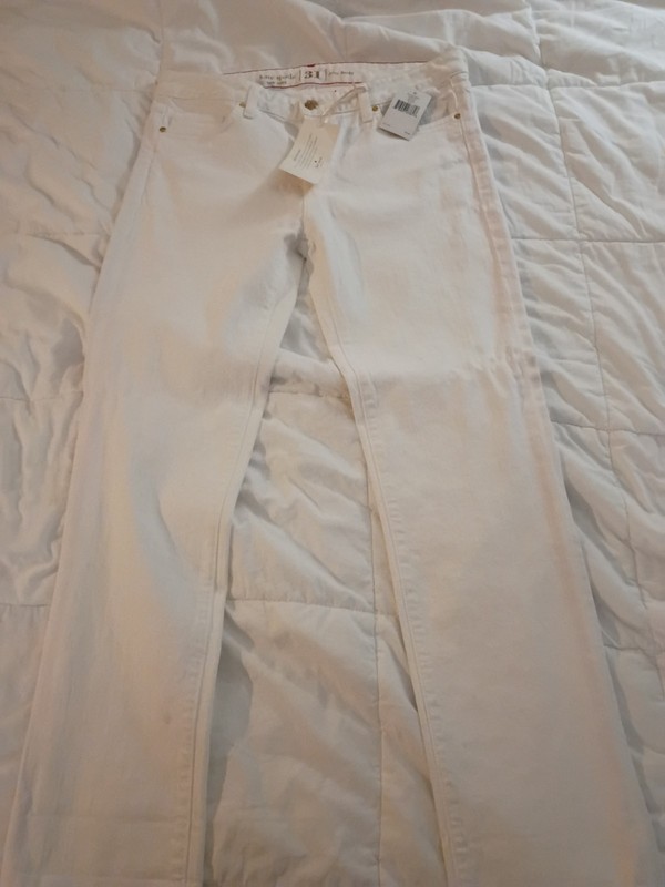 Women's Kate Spade Perry Street Denim White Jeans Size 31 NWT $145
