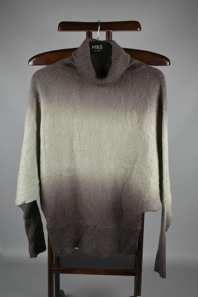 Women Gran Sasso Sweater Brown Acrylic 36 / S / 44