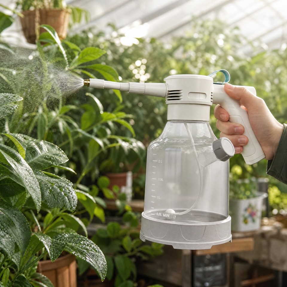 Electric Garden Sprayer Portable Handheld Sprayer with Wand Compact for ...